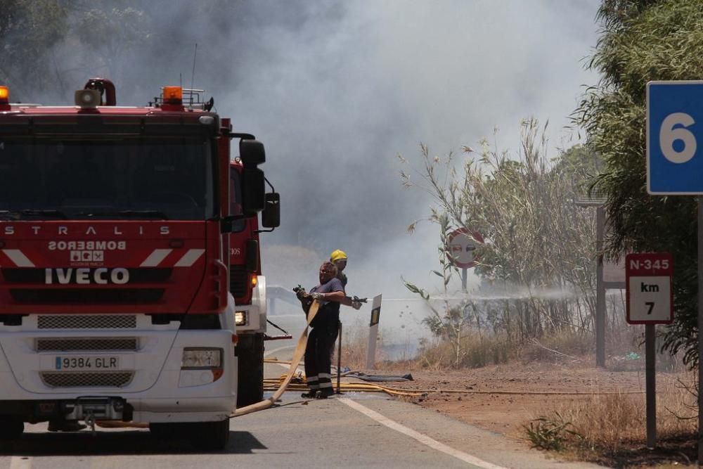 Incendio en Portman