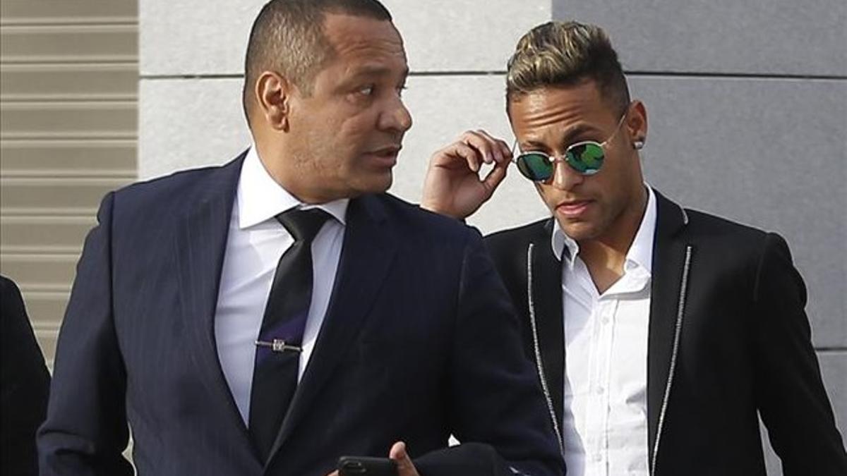 Neymar y su padre declararon el martes en la Audiencia Nacional