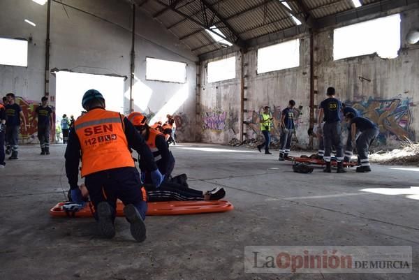 Simulacro de la UME en Alcantarilla