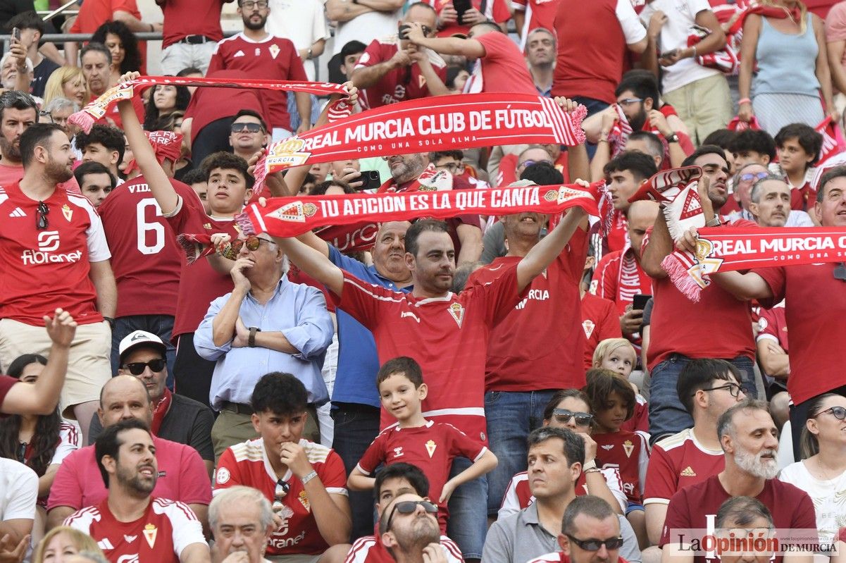 Así fue el encuentro del play off del Real Murcia y el Nástic en la lucha por el ascenso