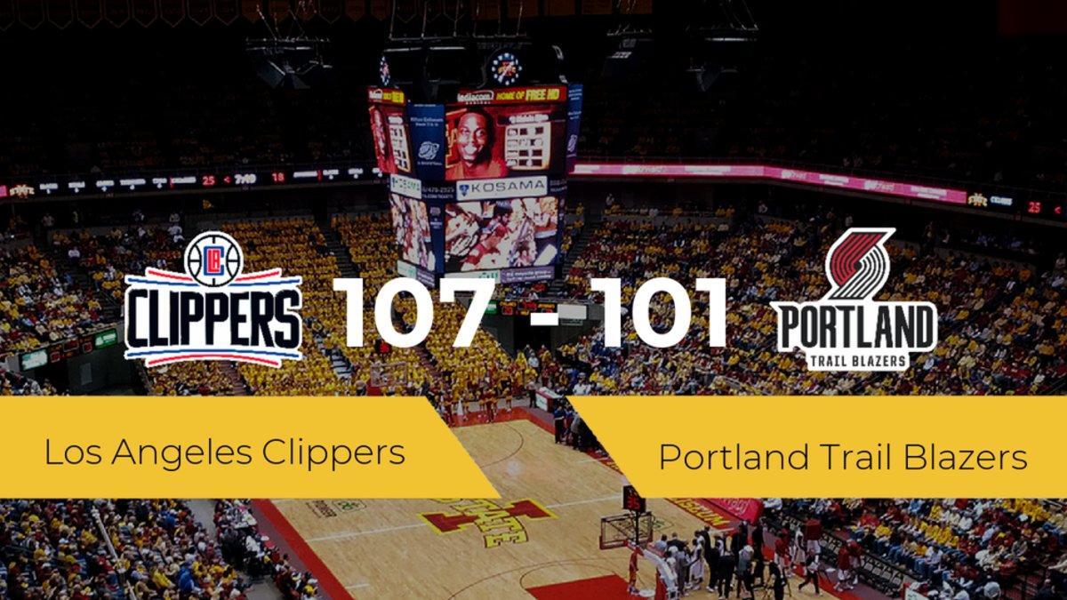 Los Angeles Clippers logra la victoria frente a Portland Trail Blazers por 107-101