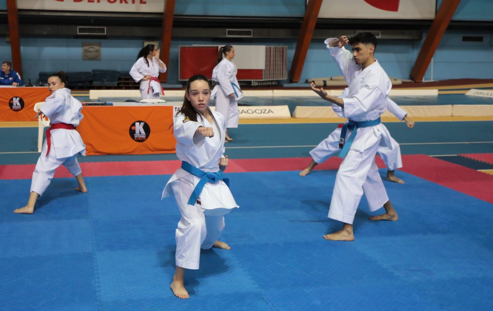 Así se han vivido las finales de la liga Federación Aragonesa de Kárate en el Palacio de los Deportes