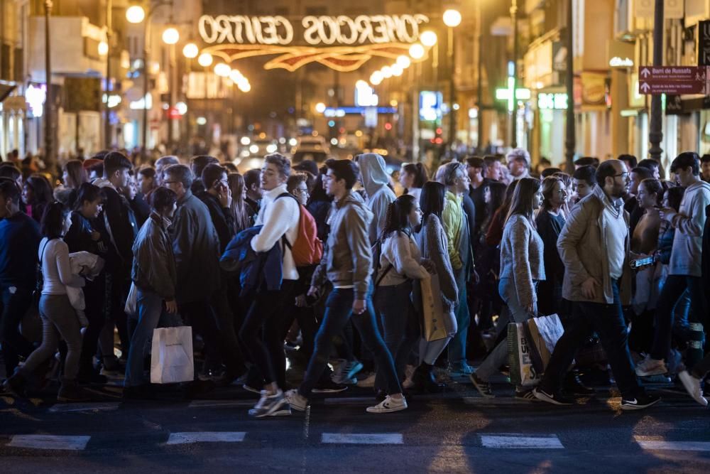 Atascos en València por el 'Black Friday'