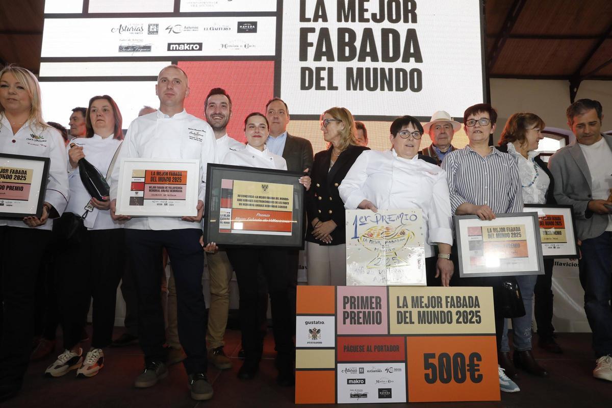 Foto de familia de los galardonados en la edición del año pasado.