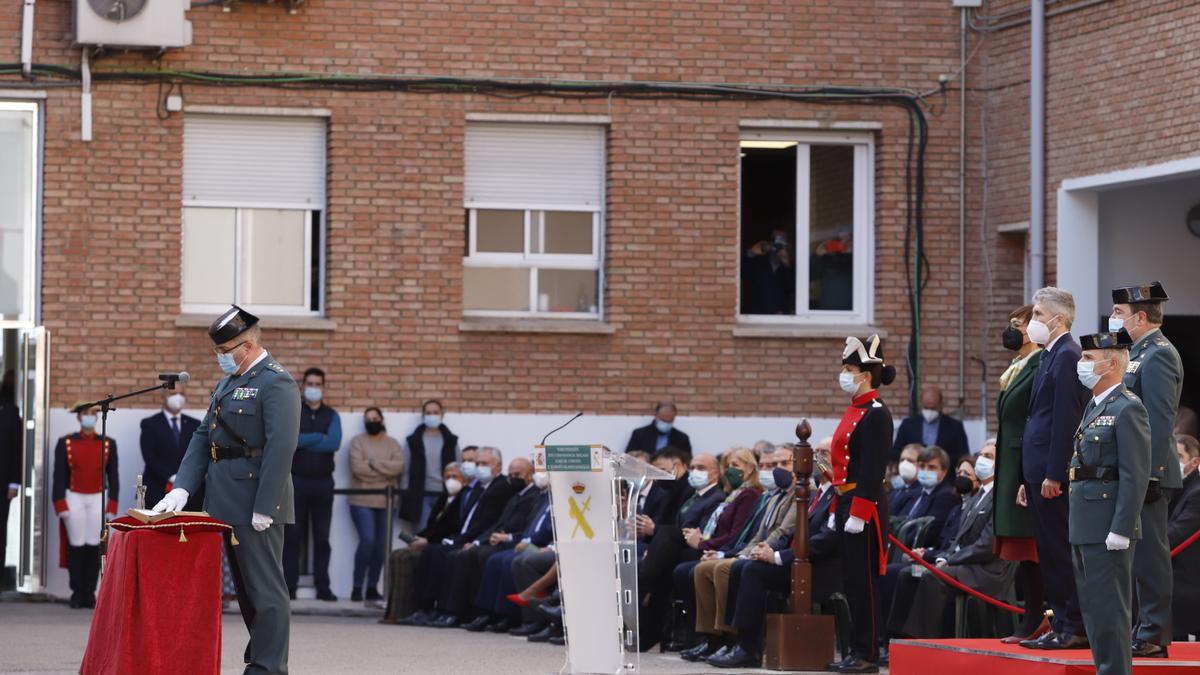 Toma de posesión del coronel Roberto Blanes de la Comandancia de la Guardia Civil de Málaga