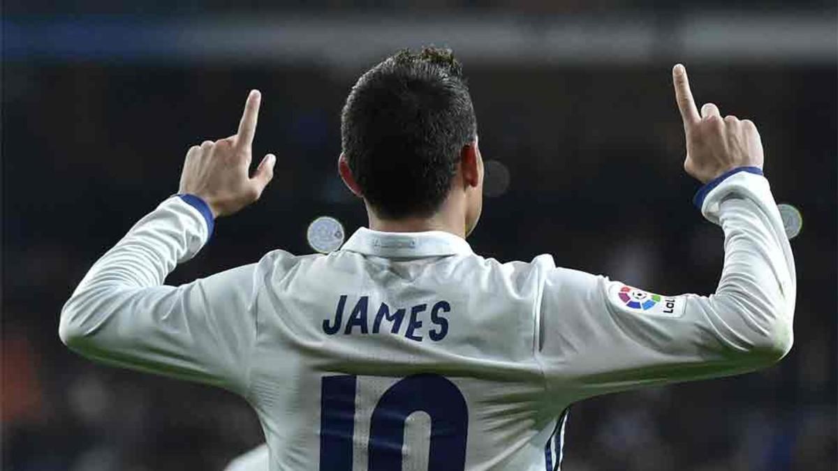 James Rodríguez, estrella colombiana del Real Madrid