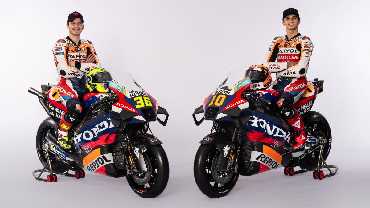 Nuevos colores y cambio radical en la decoración de las nuevas Honda de Mir y Marini