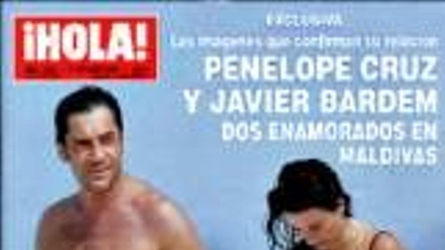 Penélope y Bardem viven su amor en las Maldivas