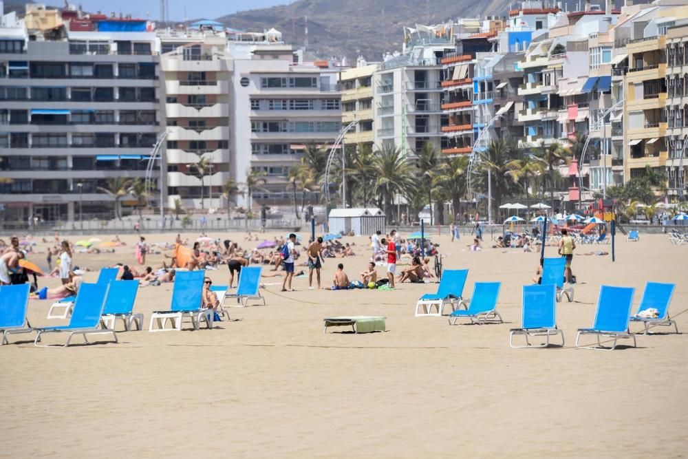 La fase 2 vuelve a llenar de vida Las Canteras