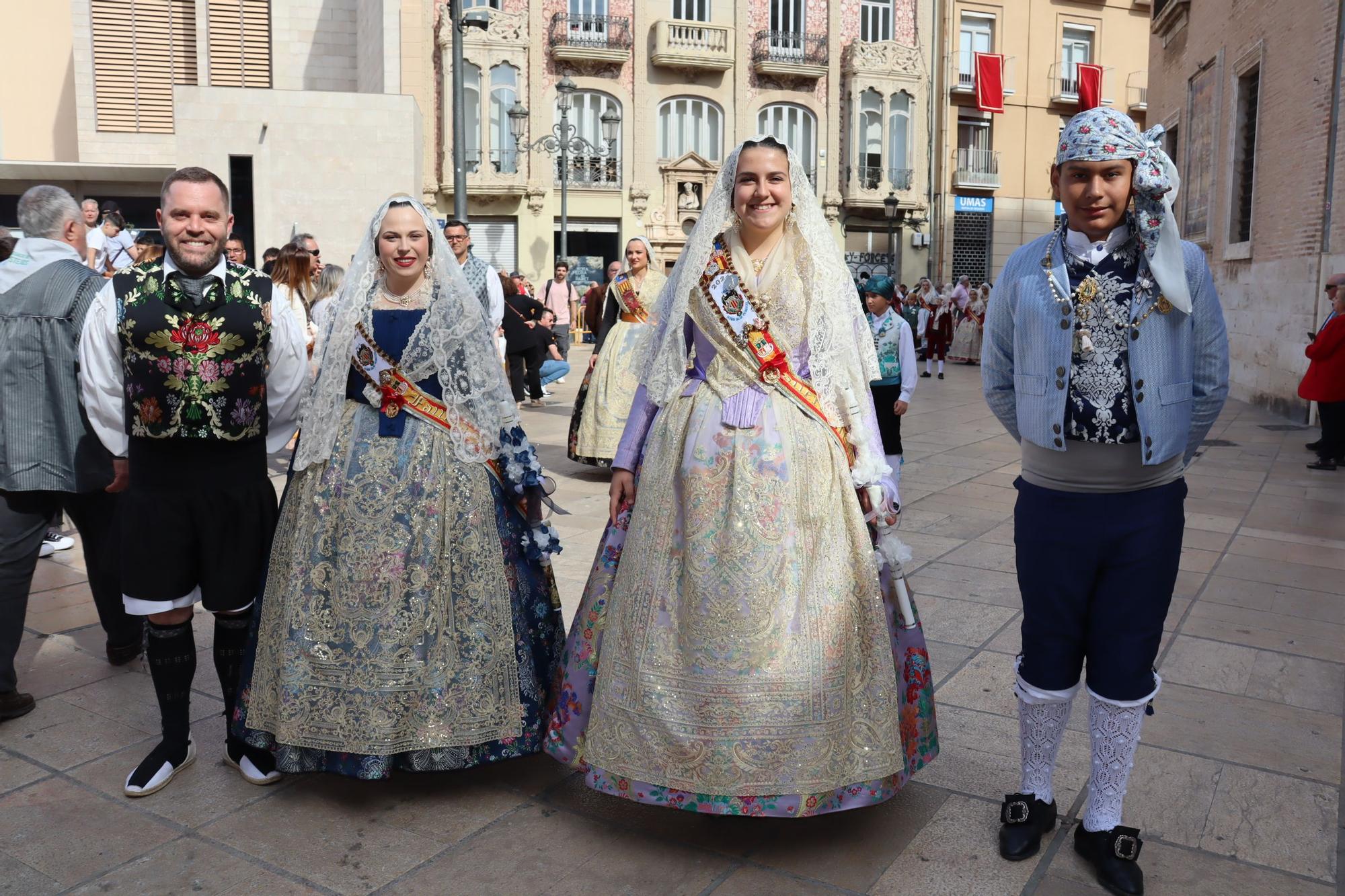 Las comisiones de falla en la Procesión de la Virgen (2/5)