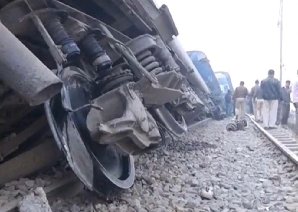 Accidente de tren en la India