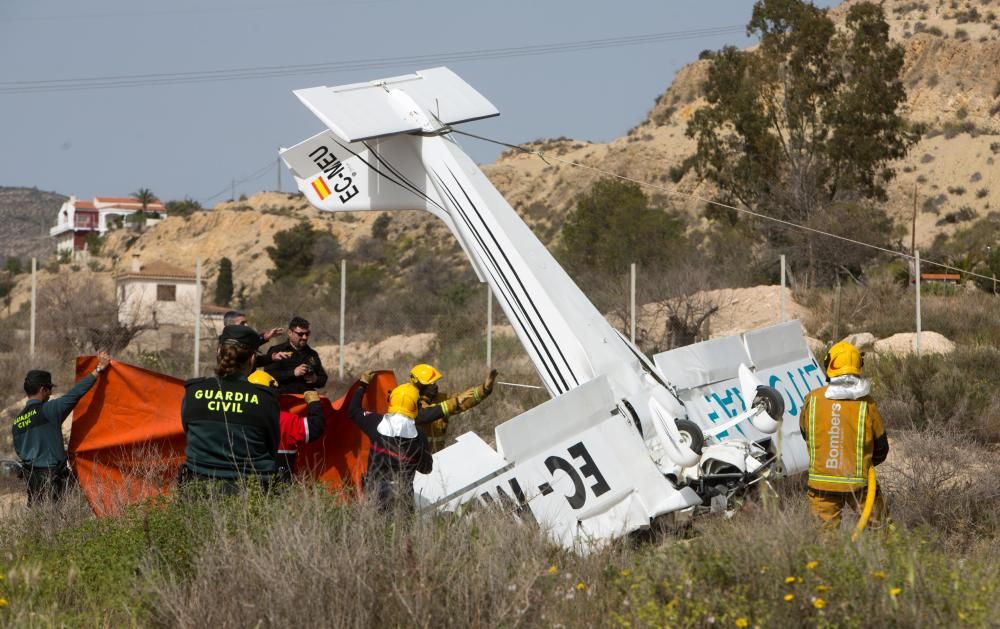 Dos muertos al estrellarse su avioneta en Mutxamel