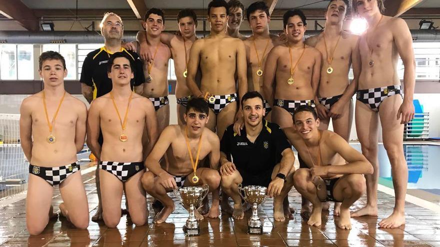 El Figueres cadet guanya la Copa Girona a casa en el comiat de Riu