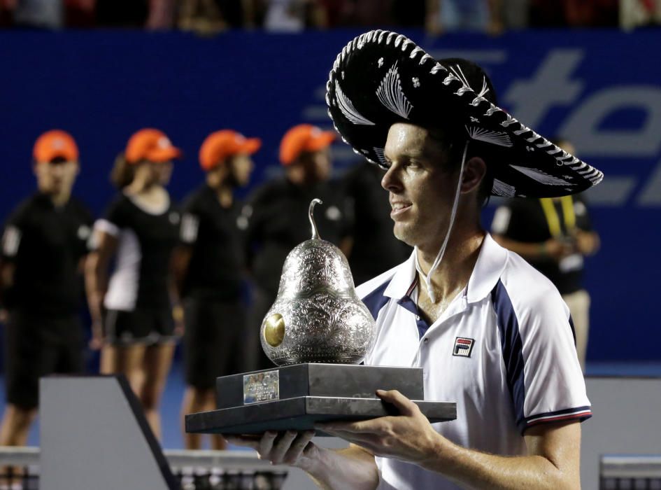 Imágenes de la final de Acapulco entre Rafa Nadal y Sam Querrey.