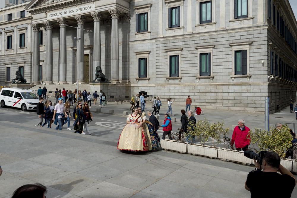 Las Falleras Mayores de Gandia, en Madrid