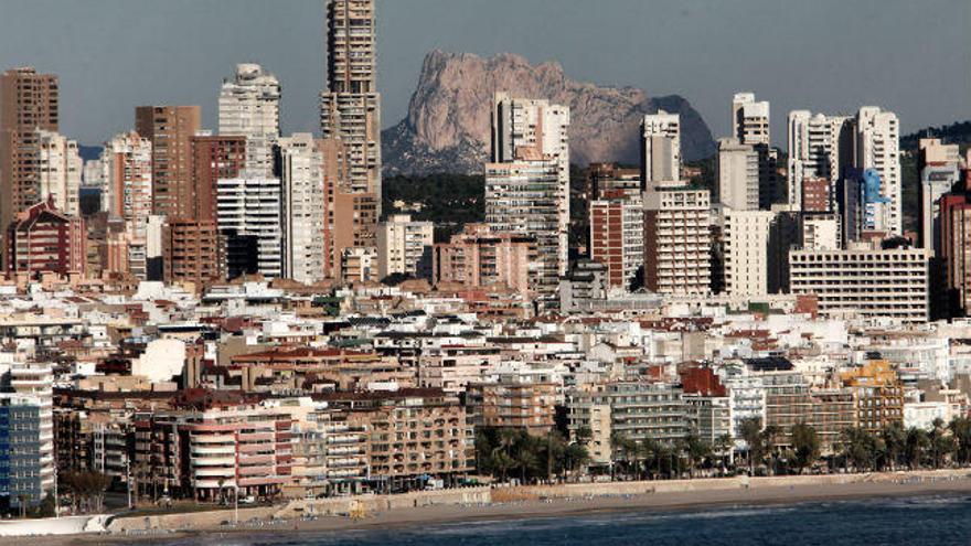 El skyline de Benidorm