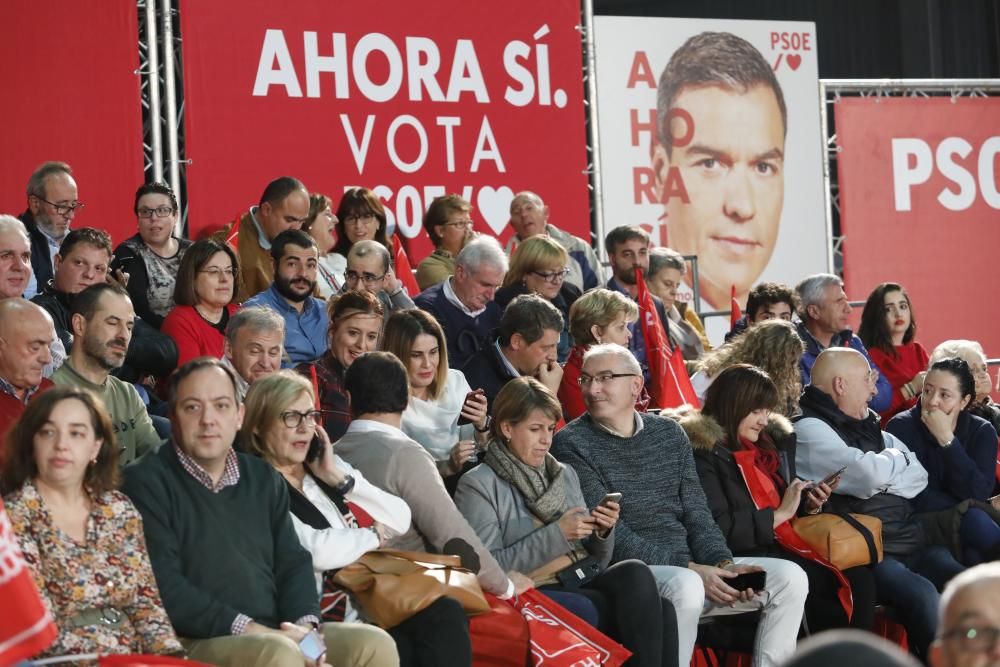 Mitin de Pedro Sánchez en Gijón