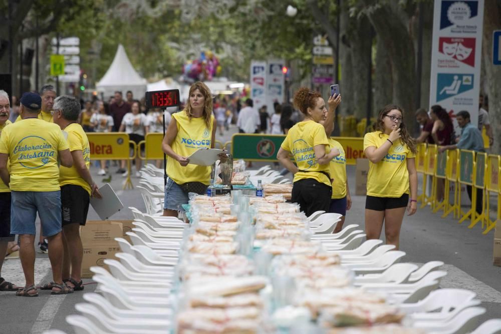 XIX edición del Concurs Internacional de Bevedors d'Orxata i Fartons de la Fira de Xàtiva