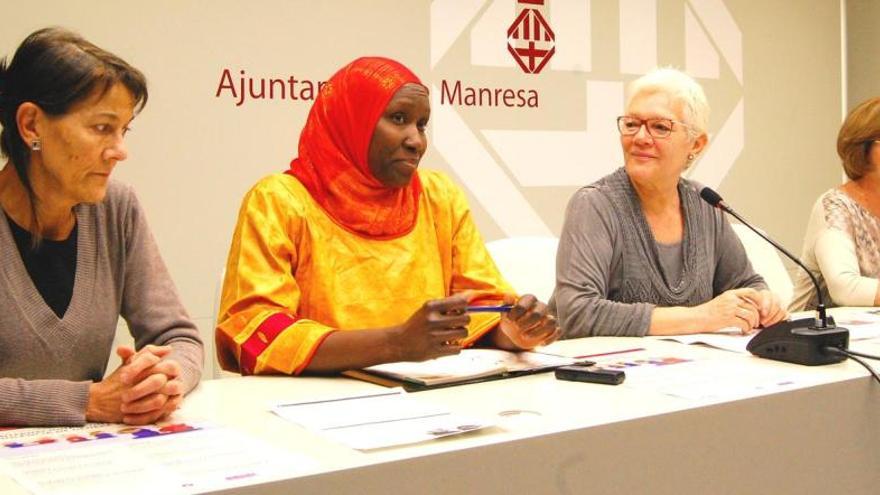 Un moment de la roda de premsa de presentació dels actes.