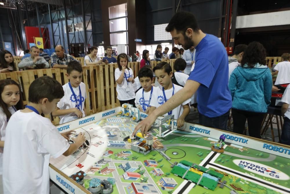 Liga de Robótica en la Feria de Muestras