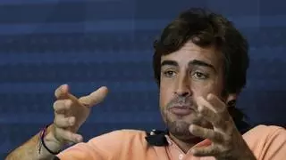 Fernando Alonso reniega de 'El Plan': "Todo el mundo se subió a la ola, hasta el equipo que lo puso en un cartel"