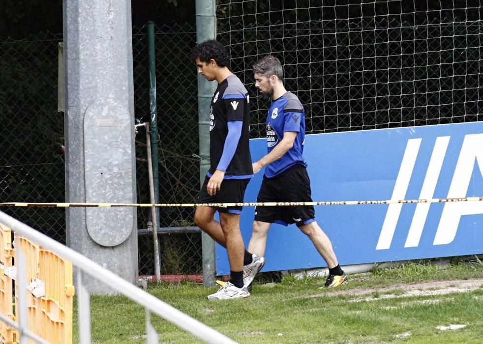 El portugués se pierde el amistoso contra el Pontevedra, el séptimo test de preparación que afronta el Dépor este verano.