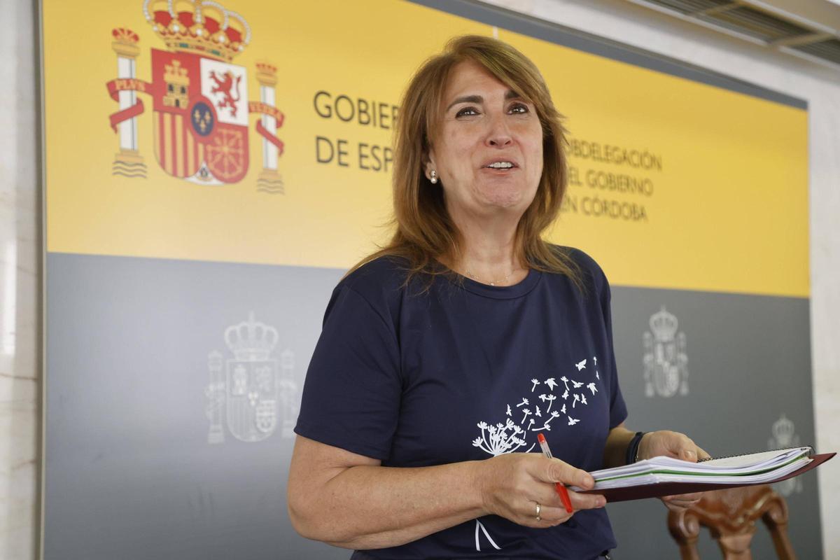 Ana López Losilla, este jueves en rueda de prensa.