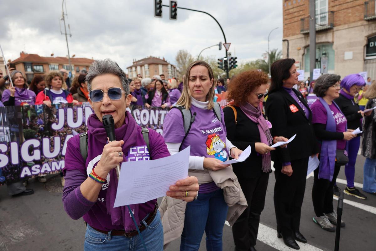 Las imágenes de la manifestación del 8M en Murcia Las imágenes de la manifestación del 8M en Murcia