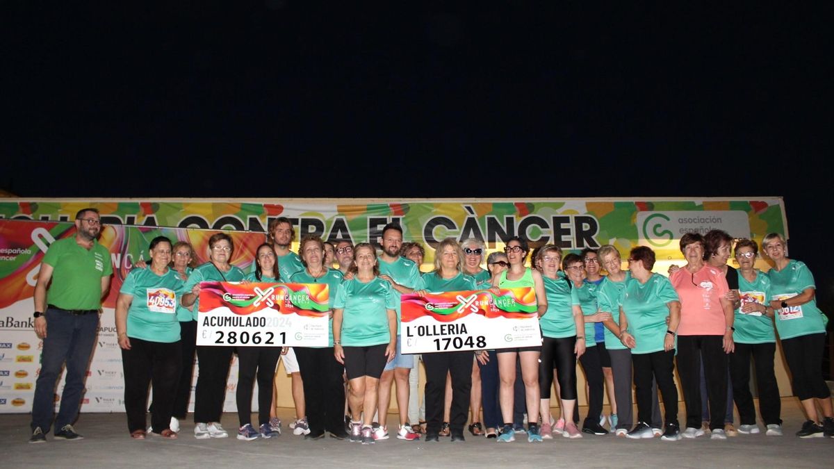 Edición de Runcàncer de 2024 en l'Olleria.