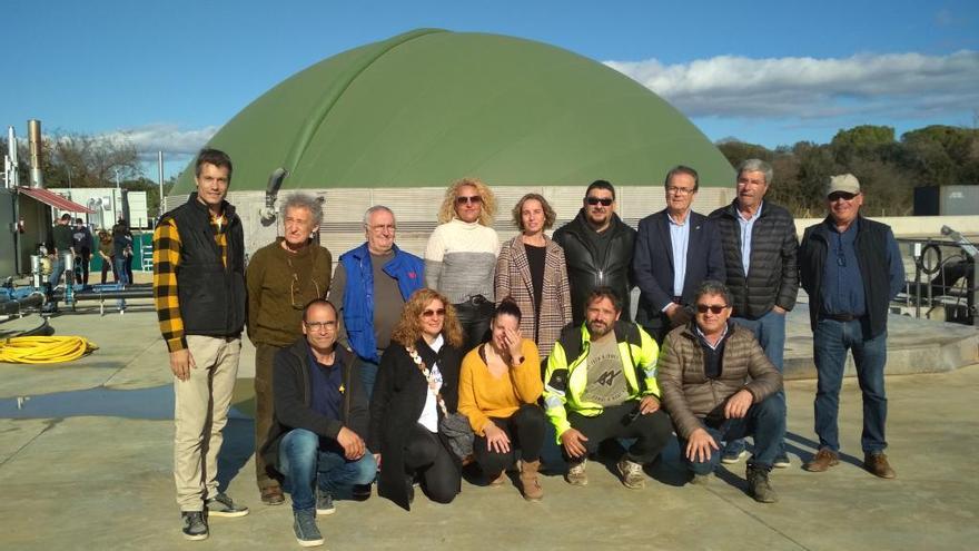 La planta de biogàs s&#039;ha inaugurat al Mas Jonquer