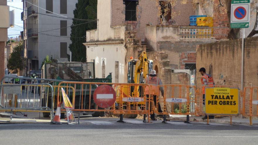 El tall comença a l&#039;avinguda Salvador Dalí.