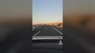 Esta es la autovía de Canarias en la que se conduce como en Inglaterra, 'por la izquierda'