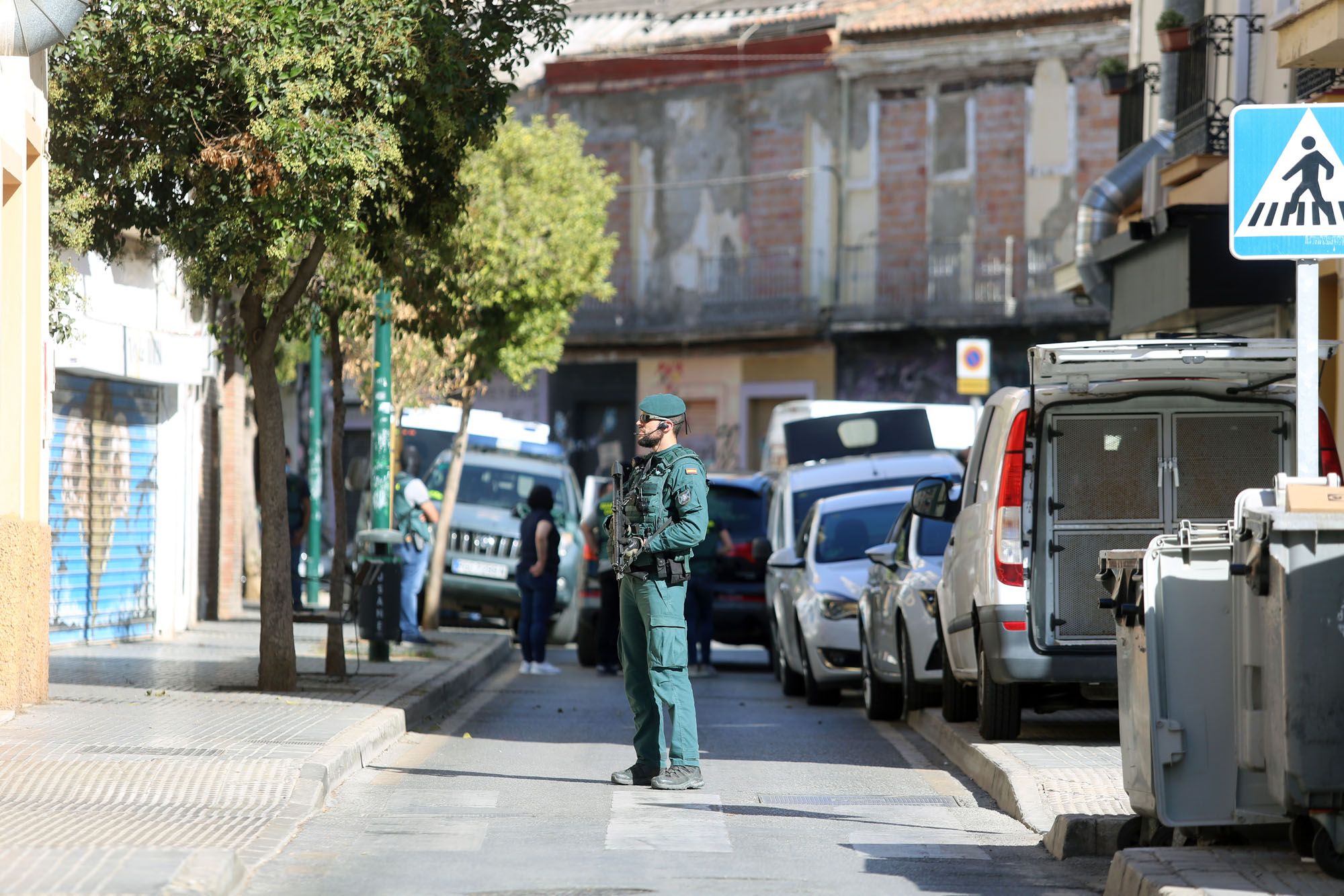 Las imágenes de la operación de la Guardia Civil en Lagunillas