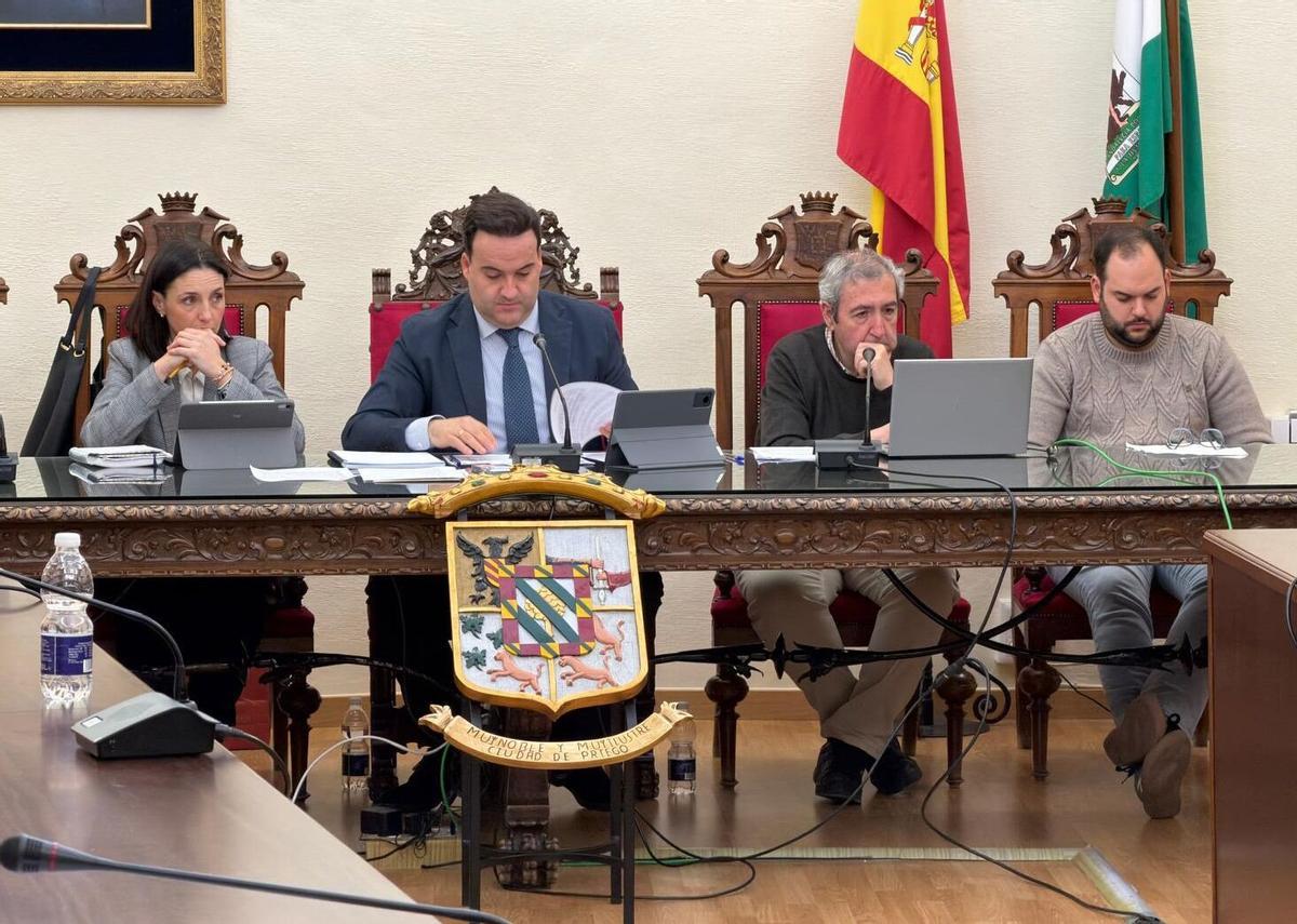 Pleno de enero en el Ayuntamiento de Priego de Córdoba.