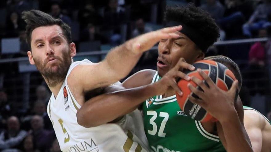 Rudy Fernandez, en una acción del Madrid-Zalgiris.