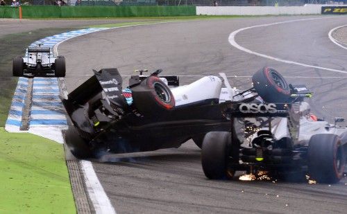 Espectacular accidente de Massa en el GP de Alemania