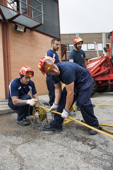 Nuevos bomberos de Oviedo