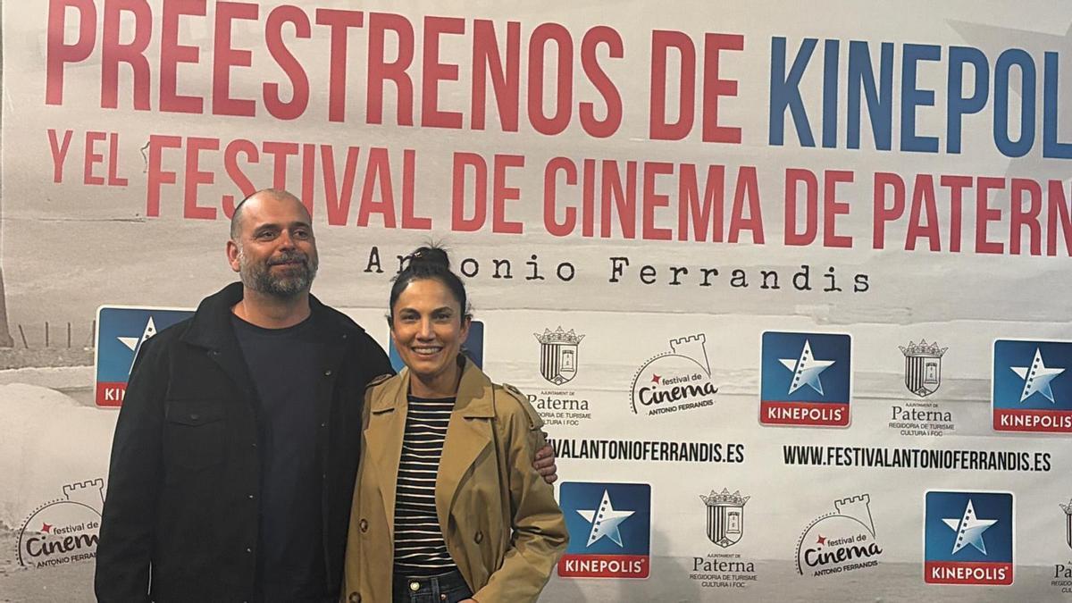 Alexis Morante y Toni Acosta este miércoles en los cines Kinépolis de Paterna.