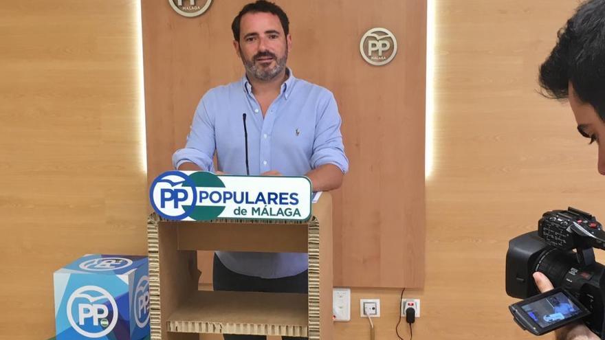 El portavoz del PP de Málaga, José Ramón Carmona.