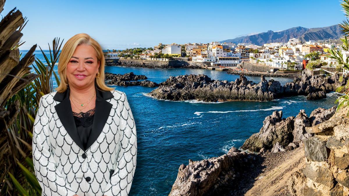 El refugio de Belén Esteban está en una de los pueblos más encantadores de Tenerife.