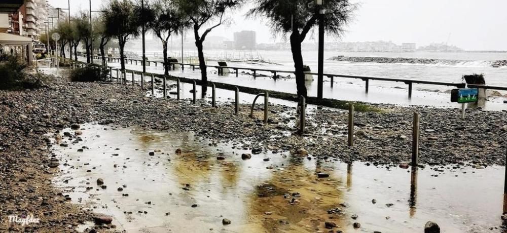 Zones litorals gironines després del temporal