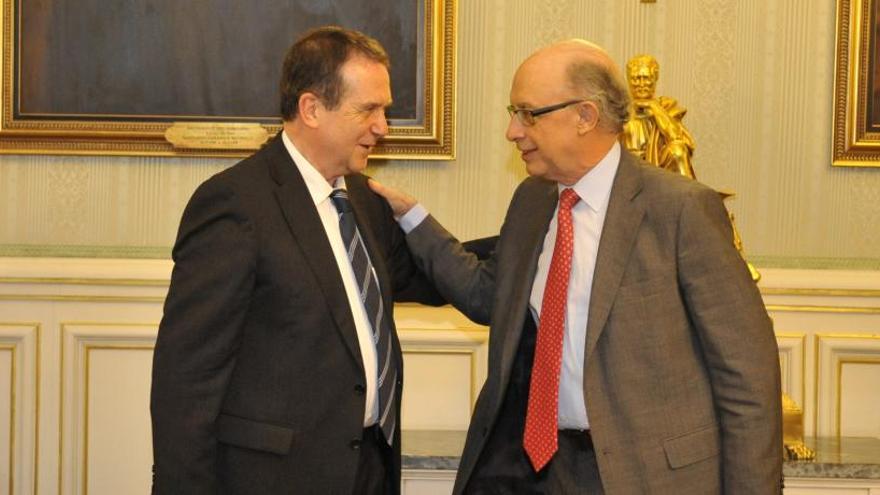 Montoro y Caballero, en una reunión anterior.