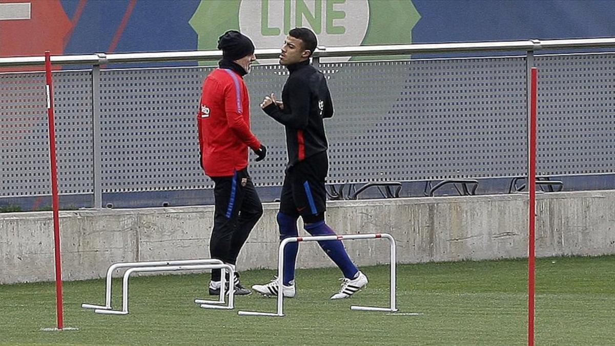 Rafinha lleva entrenando desde mediados de diciembre