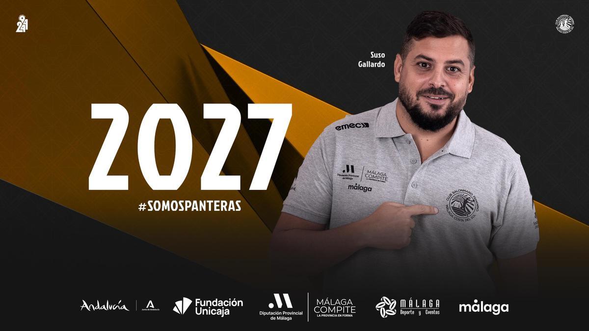 Suso Gallardo continuará en el Costa del Sol hasta 2027.