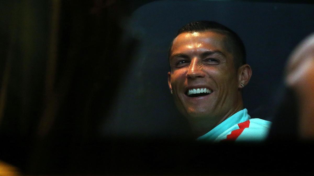 Cristiano Ronaldo, a la llegada a Rusia para disputar la Copa Confederaciones