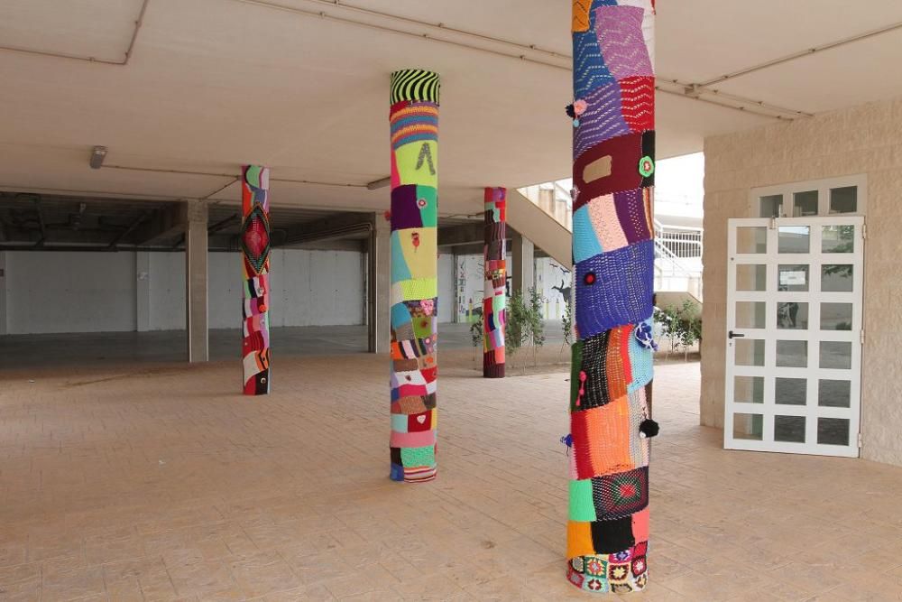 Ganchillo en el Colegio Atalayas de Cartagena