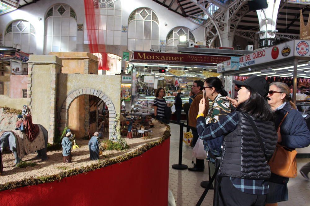 El belén del Mercado Central, al detalle