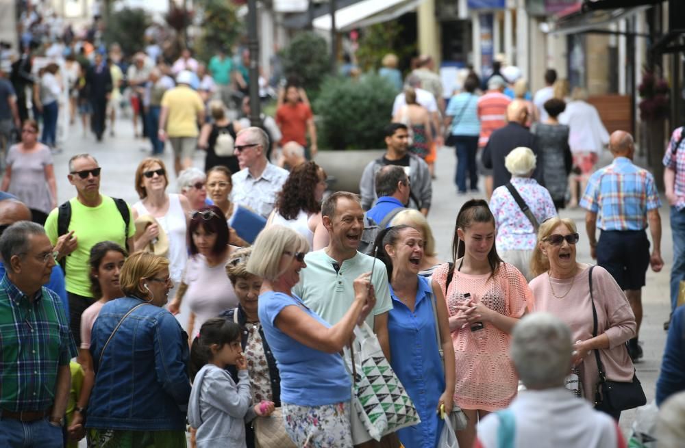 9.000 cruceristas desembarcan en A Coruña