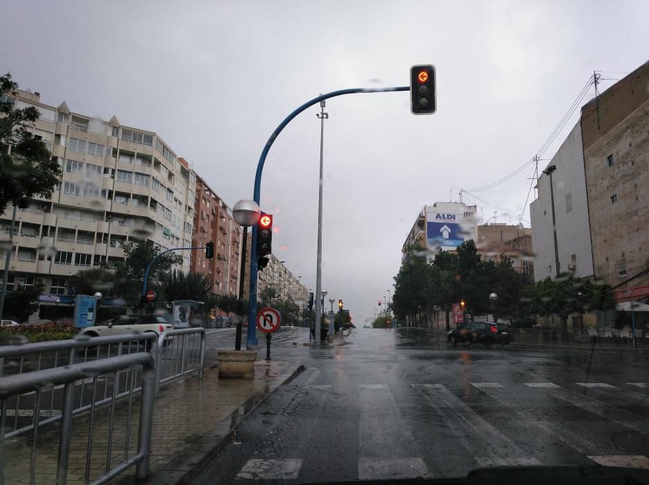 Tromba de agua en Alicante