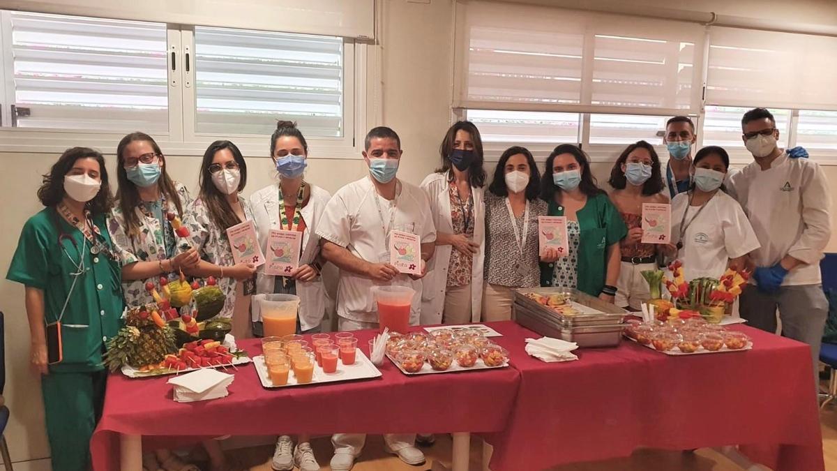 Equipo profesionales del prorama PInPO, alimentación y cocina del hospital Reina Sofía.